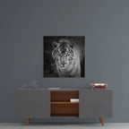 Tiger Glass Wall Art - LUXARTDECO