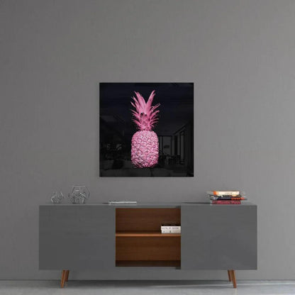 Pineapple Glass Wall Art - LUXARTDECO