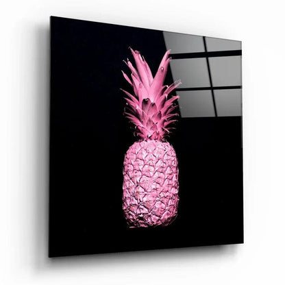Pineapple Glass Wall Art - LUXARTDECO