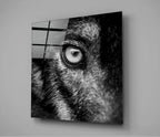 Wolf's Eye Glass Wall Art - LUXARTDECO