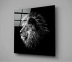 Lion Glass Wall Art - LUXARTDECO