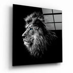 Lion Glass Wall Art - LUXARTDECO
