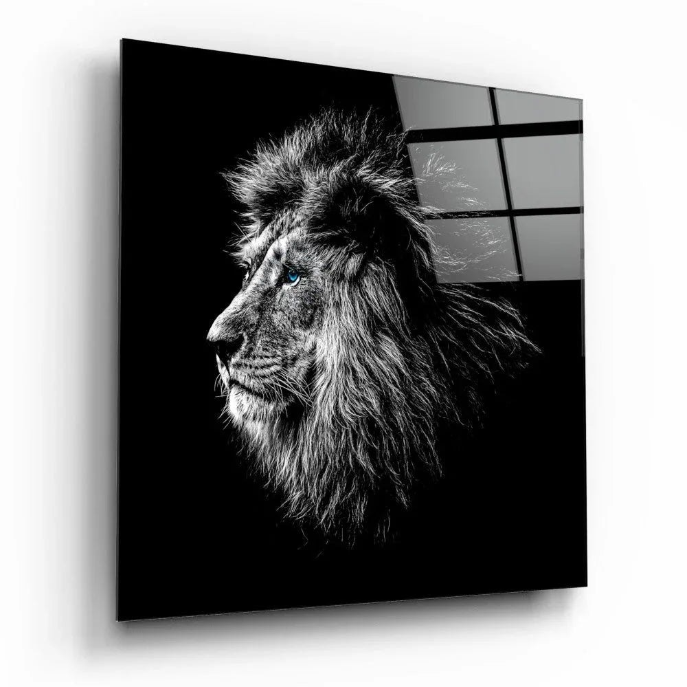 Lion Glass Wall Art - LUXARTDECO