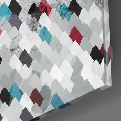 Pixels Glass Wall Art - LUXARTDECO