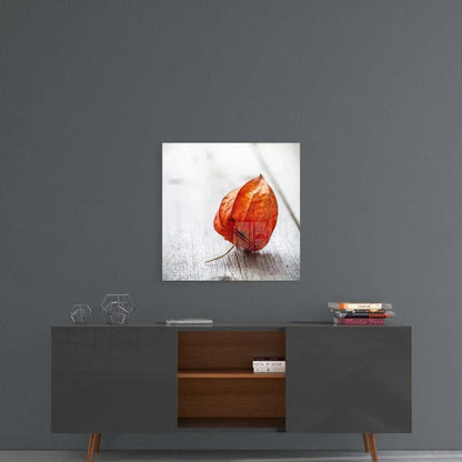 Physalis Glass Wall Art - LUXARTDECO