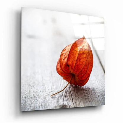 Physalis Glass Wall Art - LUXARTDECO