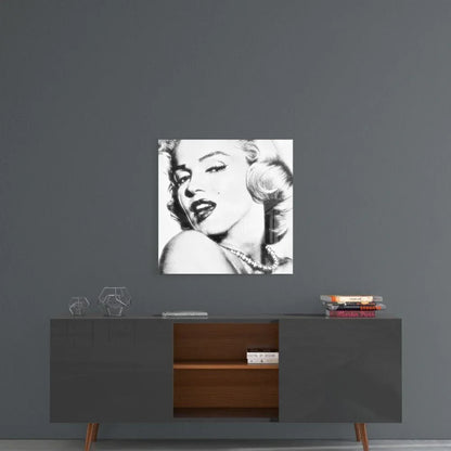 Marilyn Monroe Glass Wall Art - LUXARTDECO