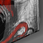 Mr Claw and Lucky Glass Wall Art