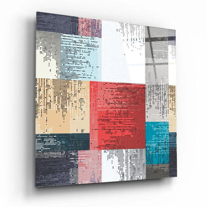 Patchwork Glass Wall Art - LUXARTDECO