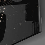 Da Vinci Style Butterfly Glass Wall Art - LUXARTDECO