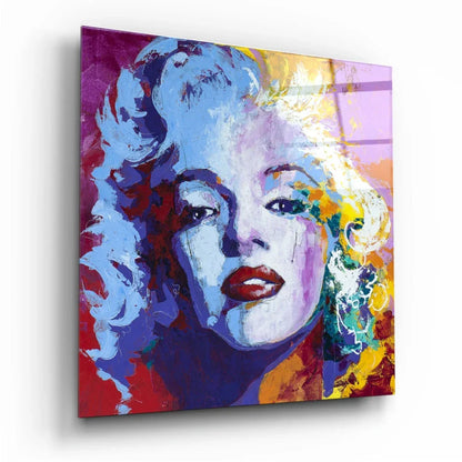 Marilyn Monroe Glass Wall Art - LUXARTDECO
