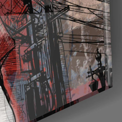 Trumpet Glass Wall Art - LUXARTDECO