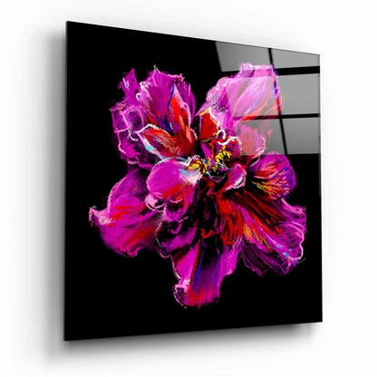 Flower Glass Wall Art - LUXARTDECO