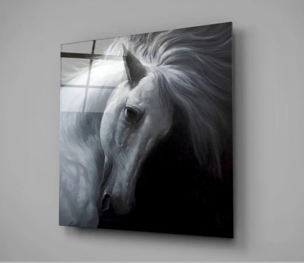 Horse Glass Wall Art - LUXARTDECO