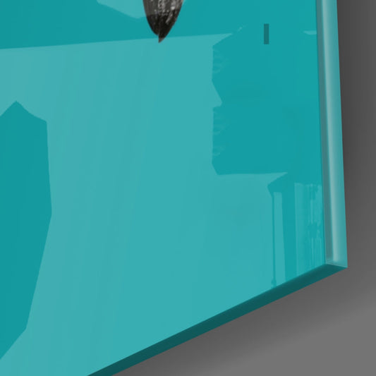 Flamingo Glass Wall Art