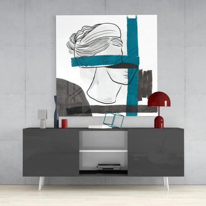 Abstract Glass Wall Art - LUXARTDECO