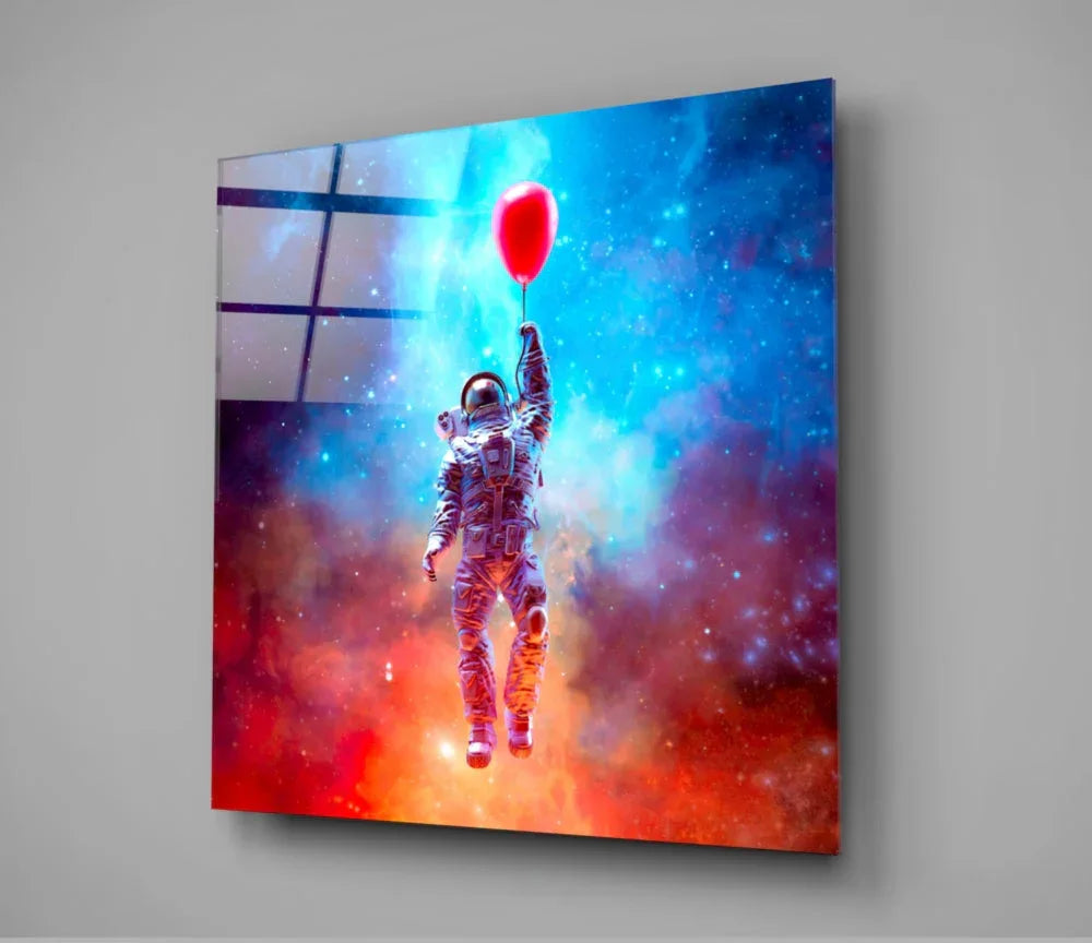 Astronaut Glass Wall Art - LUXARTDECO