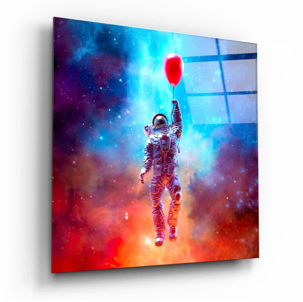 Astronaut Glass Wall Art - LUXARTDECO