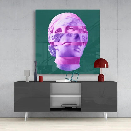 Sculpture Glass Wall Art - LUXARTDECO