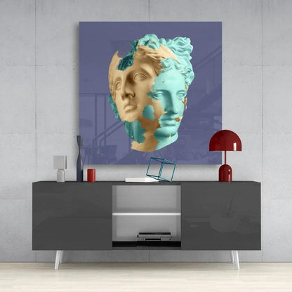 Sculpture Glass Wall Art - LUXARTDECO