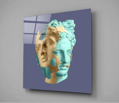 Sculpture Glass Wall Art - LUXARTDECO