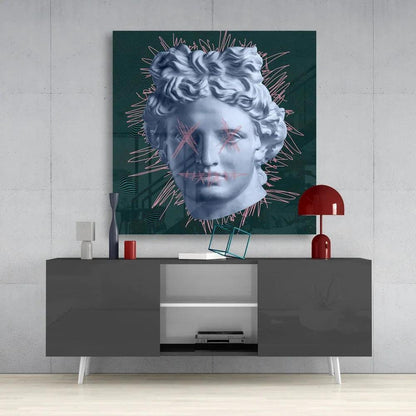 Sculpture Glass Wall Art - LUXARTDECO