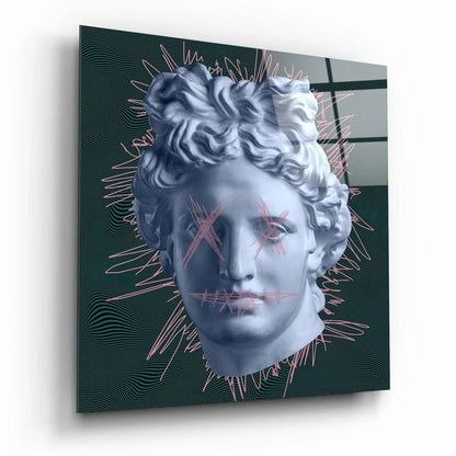 Sculpture Glass Wall Art - LUXARTDECO