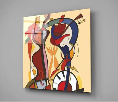 Alfred Gockel Wild Party Glass Wall Art - LUXARTDECO