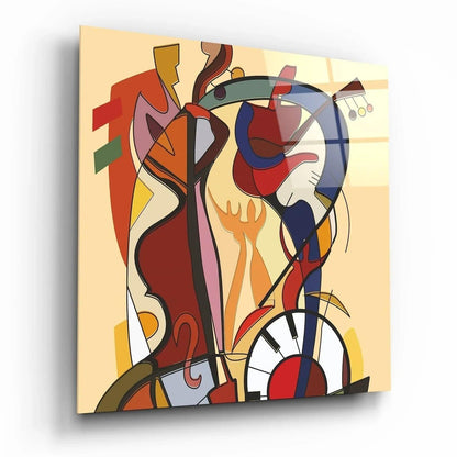 Alfred Gockel Wild Party Glass Wall Art - LUXARTDECO