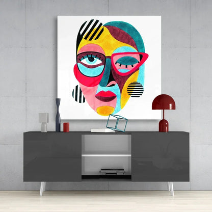 Abstract Glass Wall Art - LUXARTDECO