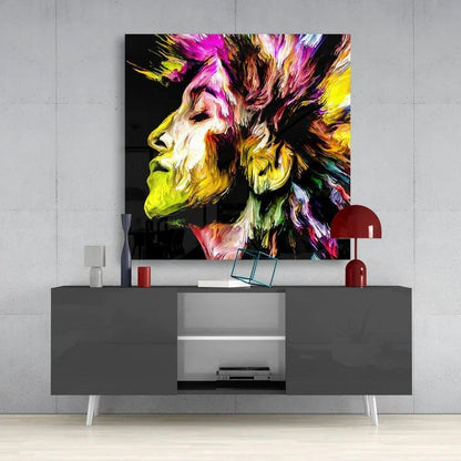 Thought Generation Glass Wall Art - LUXARTDECO