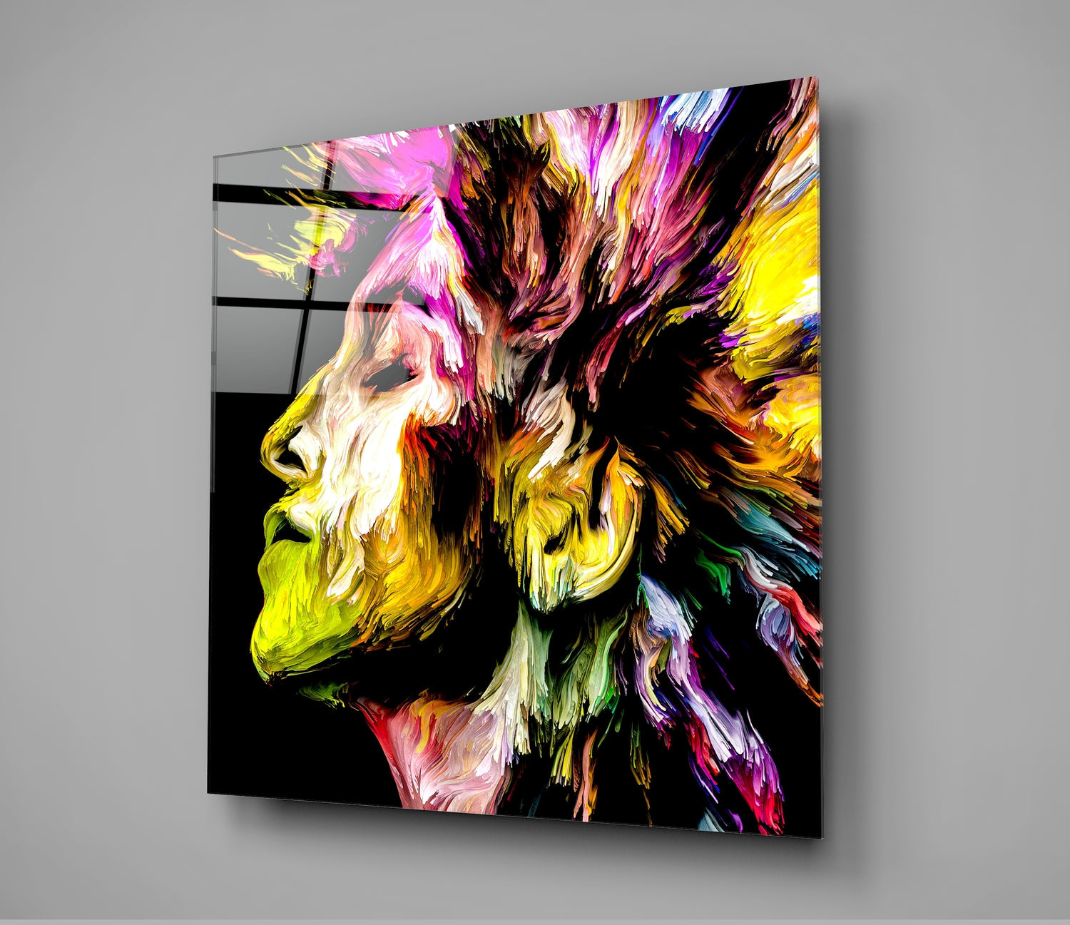 Thought Generation Glass Wall Art | Insigne Art Design