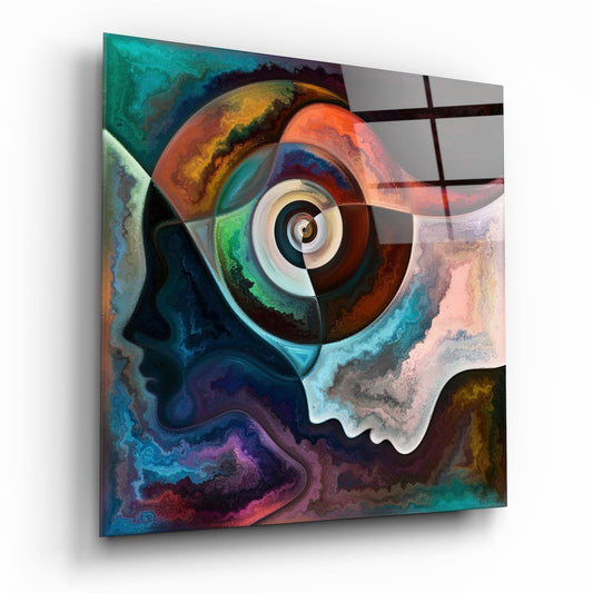 Meditation Glass Wall Art | Insigne Art Design