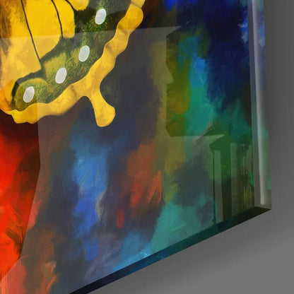 Butterfly Glass Wall Art - LUXARTDECO