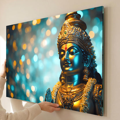 Indian Deity Glass Wall Art