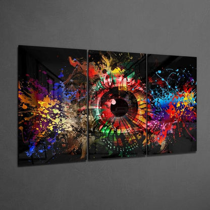 Colorful Eye Glass Wall Art