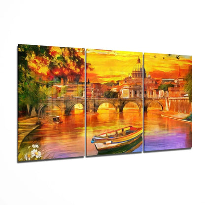 Sunset Glass Wall Art - LUXARTDECO