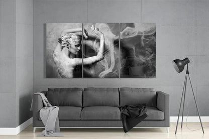 Woman and Dance Glass Wall Art - LUXARTDECO