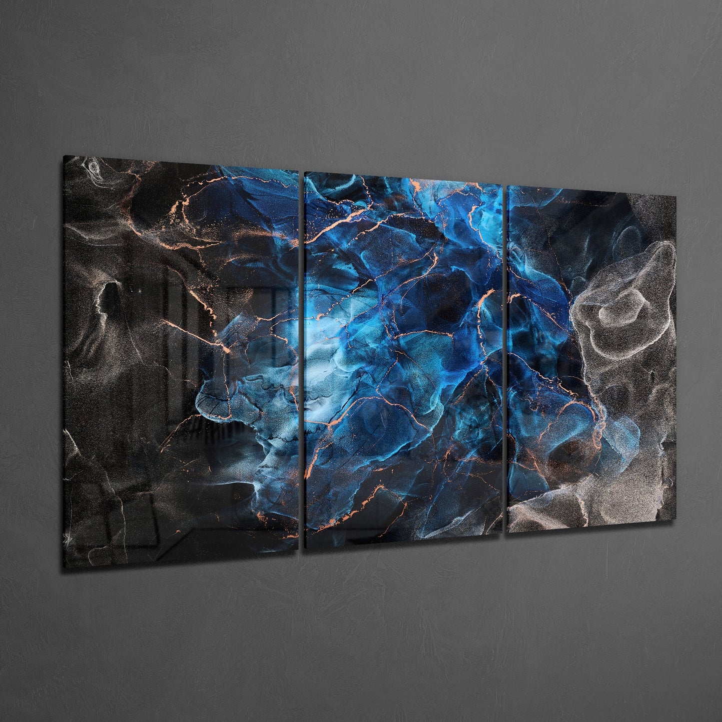 Dance Of Blue Glass Art