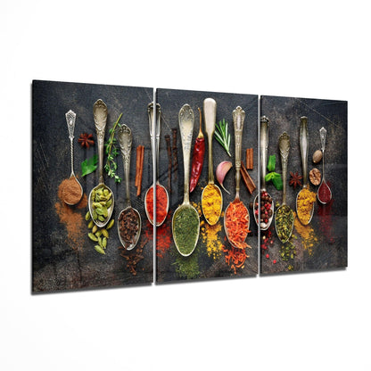Spices Glass Art - LUXARTDECO