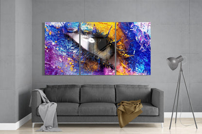 Eyelash Glass Art - LUXARTDECO