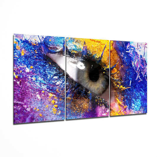Eyelash Glass Art