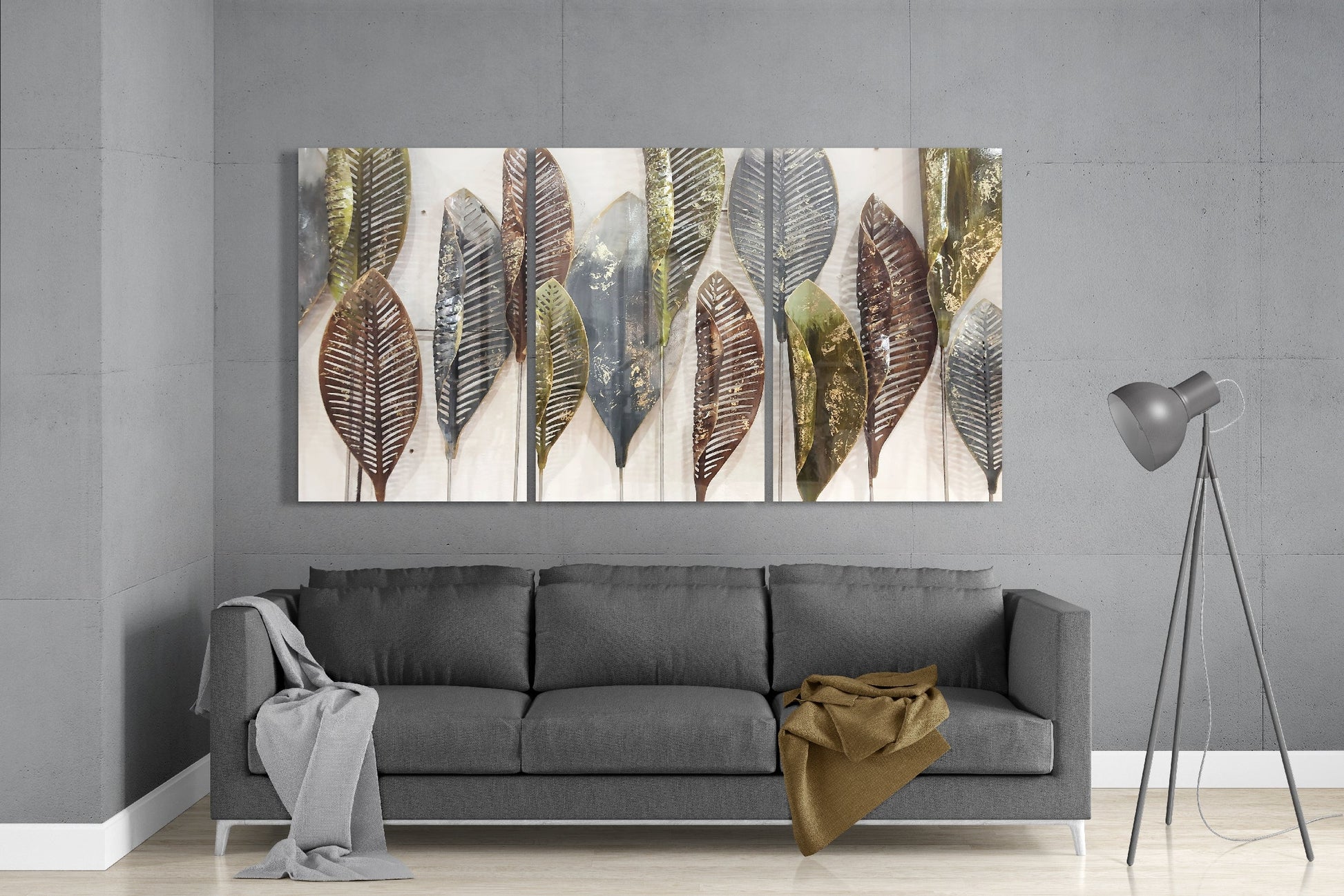 Leaves Glass Art