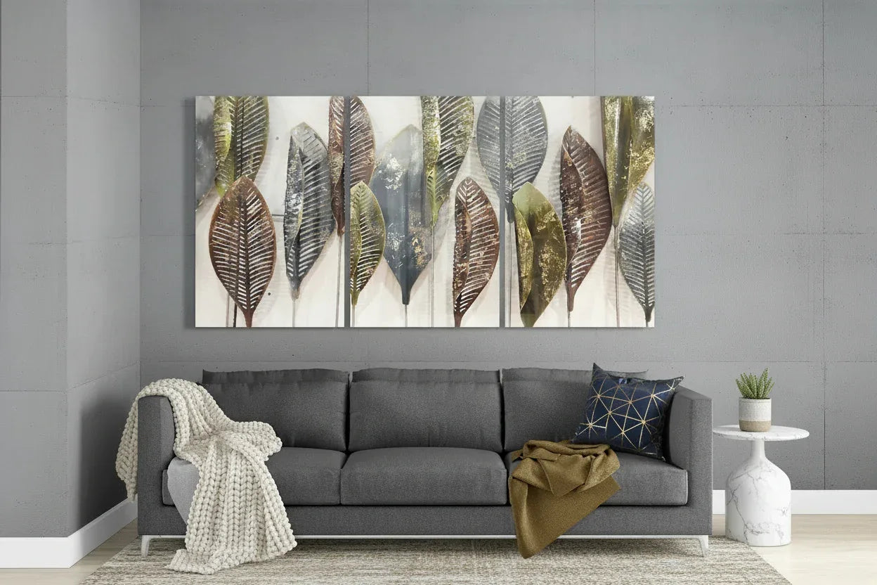 Leaves Glass Art - LUXARTDECO