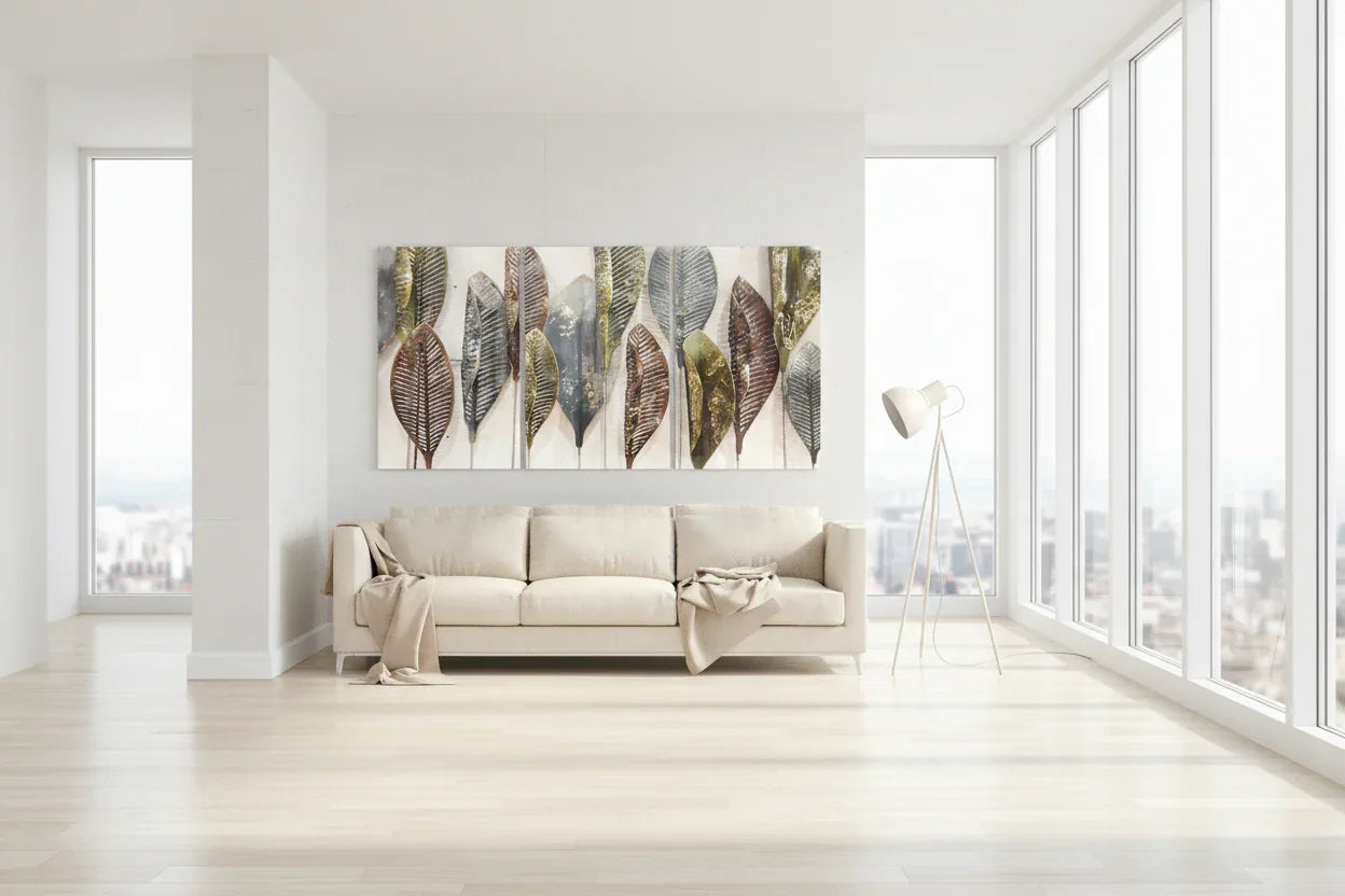 Leaves Glass Art - LUXARTDECO