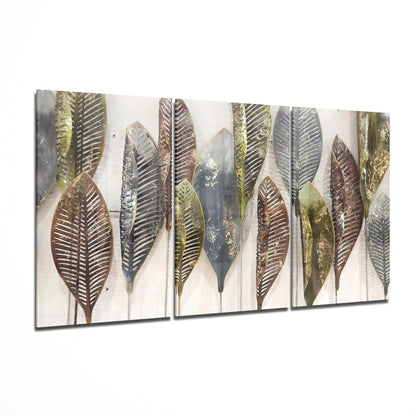 Leaves Glass Art - LUXARTDECO