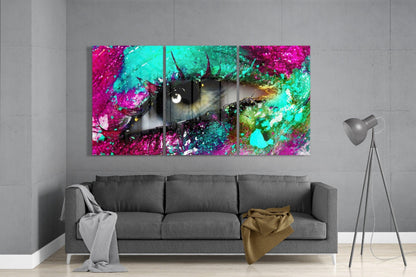 Eyelash Glass Art - LUXARTDECO