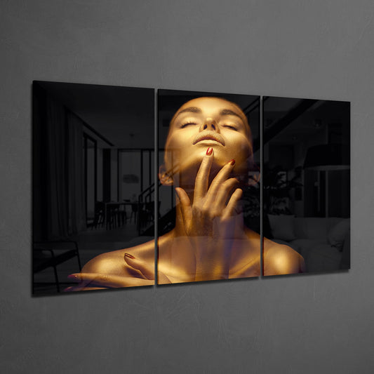 Woman Glass Art