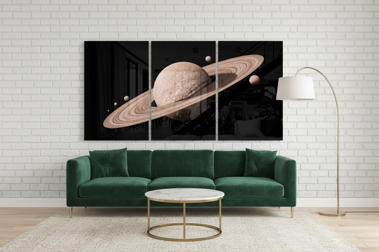 Art du verre de Saturne 