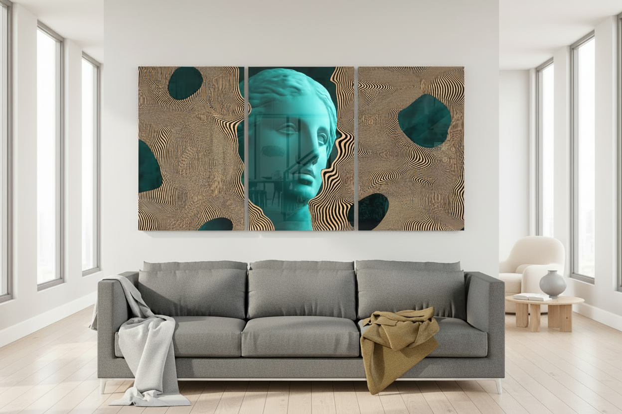 Statua in vetro artistico 